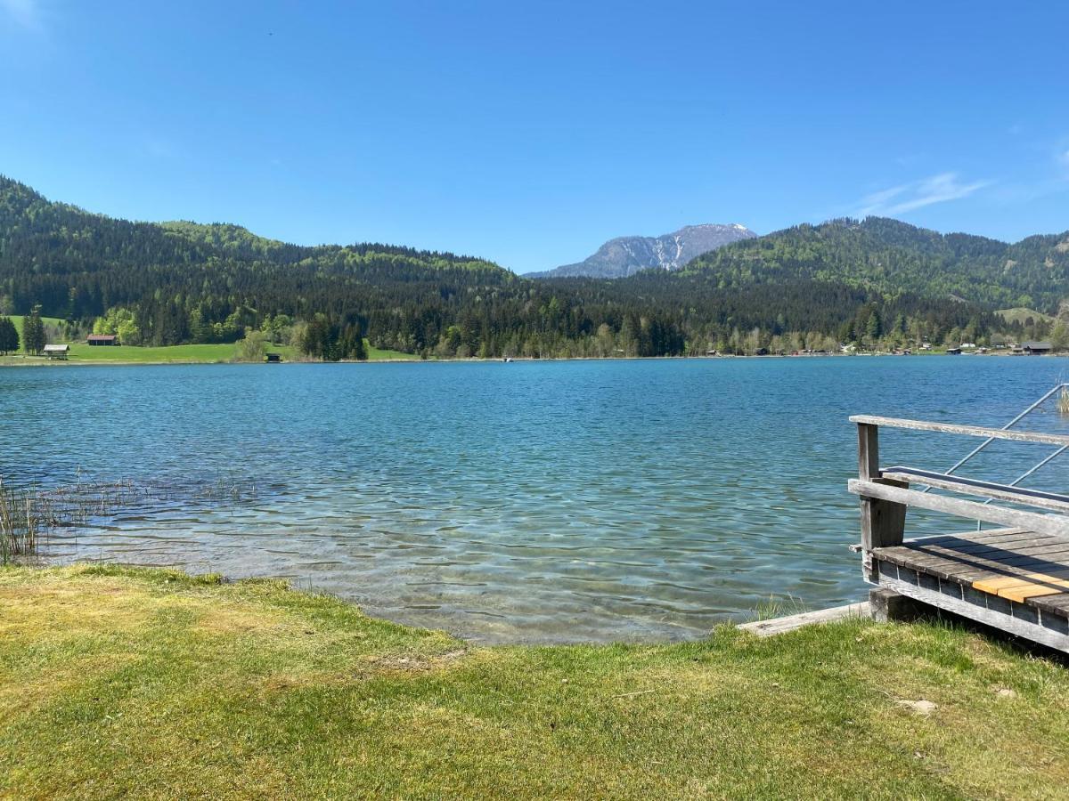 Hotel Haus Stampfer Weissensee Esterno foto