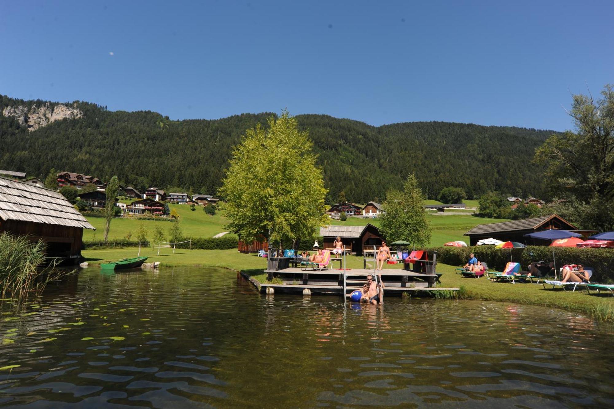 Hotel Haus Stampfer Weissensee Esterno foto
