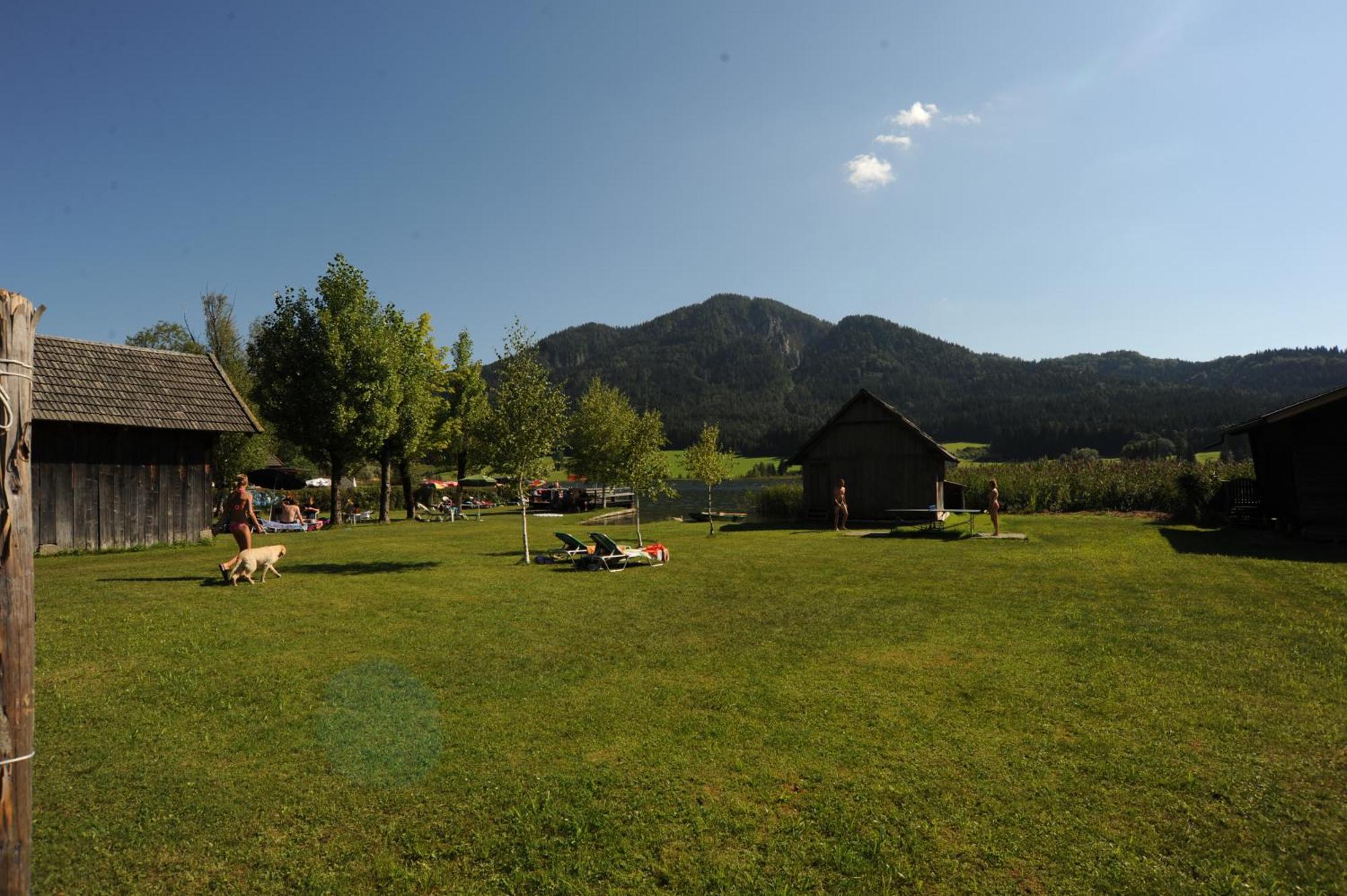 Hotel Haus Stampfer Weissensee Esterno foto