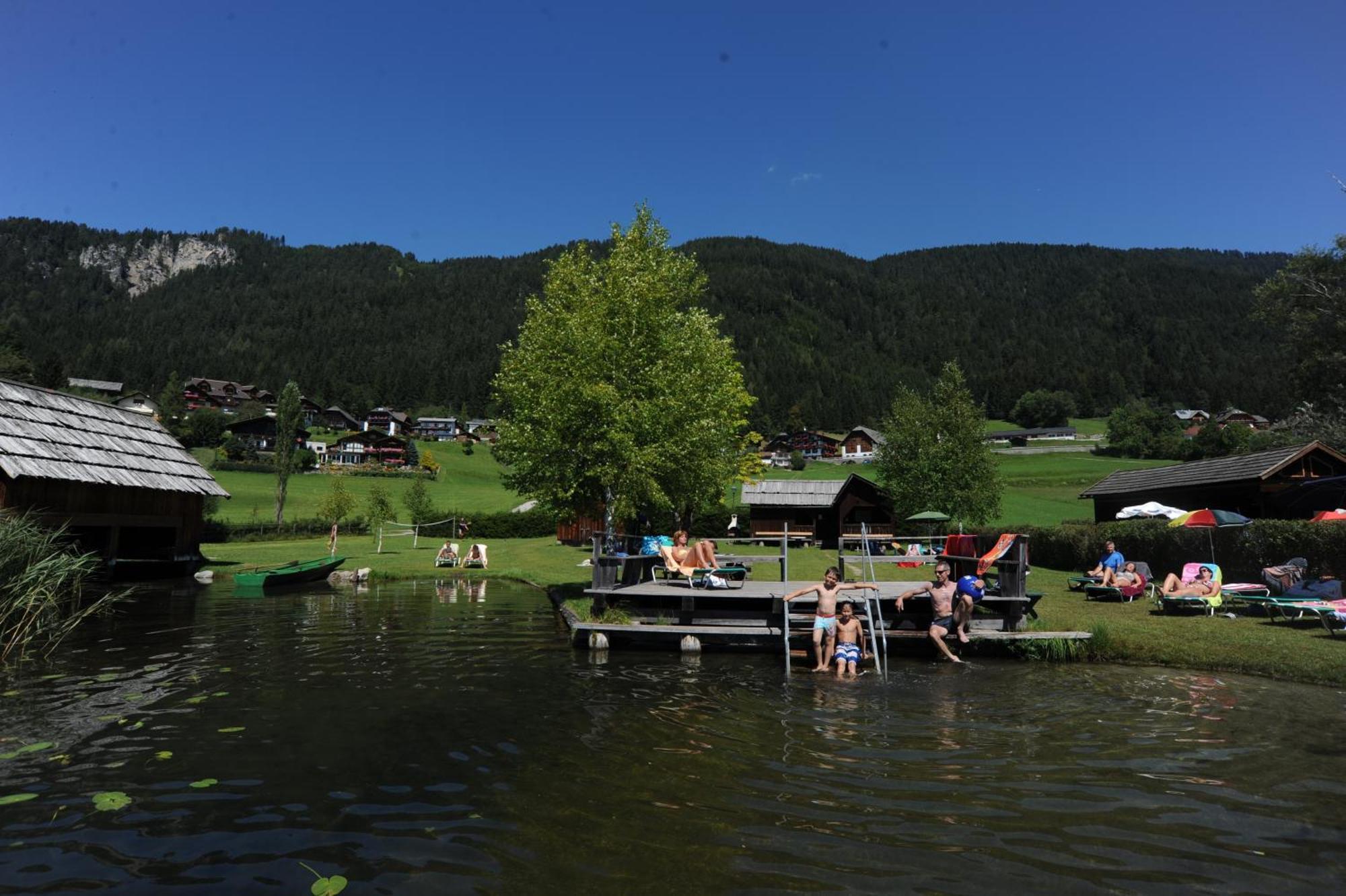 Hotel Haus Stampfer Weissensee Esterno foto