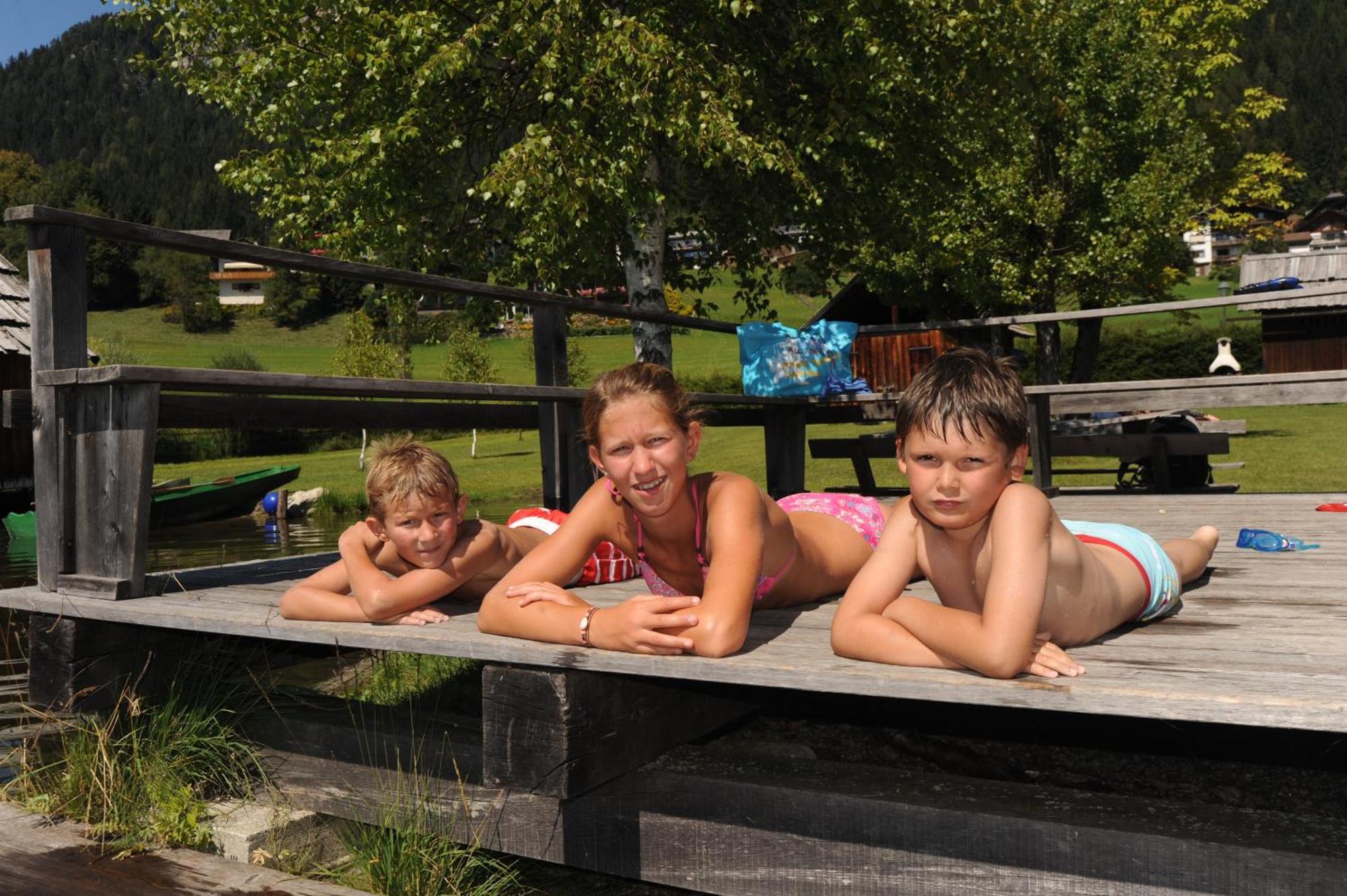 Hotel Haus Stampfer Weissensee Esterno foto